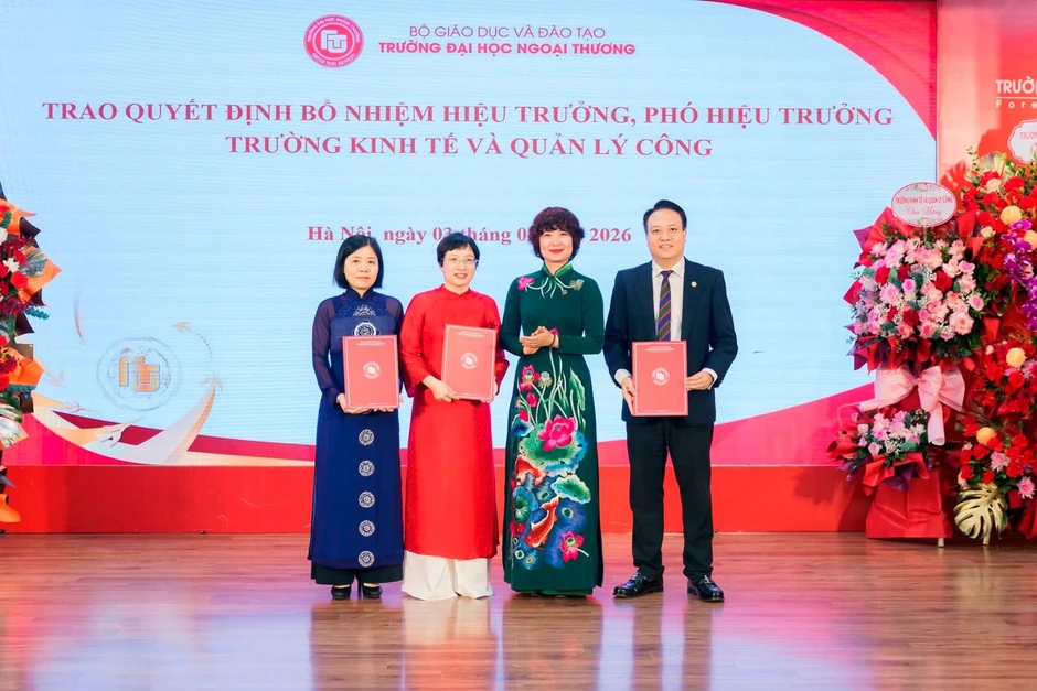 Trường ĐH Ngoại thương thành lập 4 trường Trường ĐH Ngoại thương thành lập 4 trường