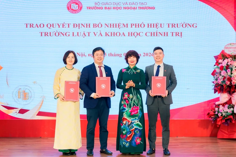 Trường ĐH Ngoại thương thành lập 4 trường Trường ĐH Ngoại thương thành lập 4 trường