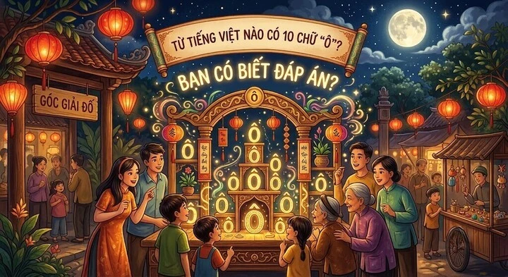 Từ tiếng Việt nào có 10 chữ 'Ô'? Câu đố khiến nhiều người bất ngờ Từ tiếng Việt nào có 10 chữ 'Ô'? Câu đố khiến nhiều người bất ngờ