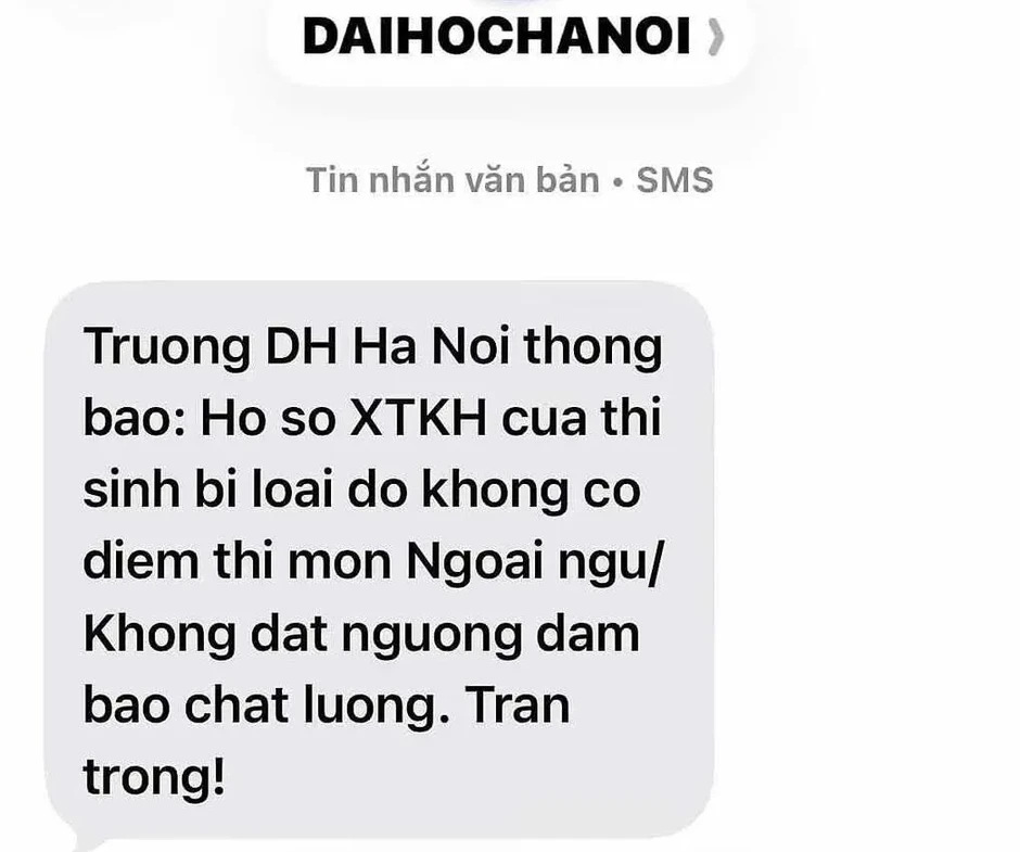 Tưởng IELTS đủ thay thế điểm tiếng Anh, 147 thí sinh bị loại khỏi diện xét tuyển Tưởng IELTS đủ thay thế điểm tiếng Anh, 147 thí sinh bị loại khỏi diện xét tuyển