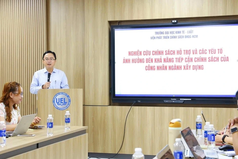 Viện Phát triển chính sách ĐH Quốc gia TP.HCM nghiên cứu về hỗ trợ công nhân