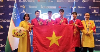 Việt Nam đạt 4 huy chương Vàng Olympic hóa học quốc tế