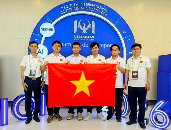 Việt Nam giành 1 Huy chương Vàng, lọt top 8 ở Olympic Tin học quốc tế năm 2026 Việt Nam giành 1 Huy chương Vàng, lọt top 8 ở Olympic Tin học quốc tế năm 2026