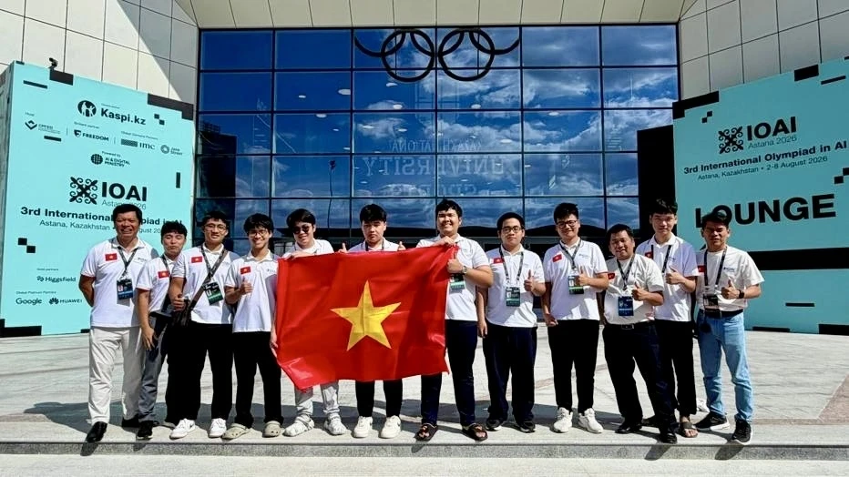 Việt Nam giành 7 huy chương tại Olympic Trí tuệ nhân tạo quốc tế 2026 Việt Nam giành 7 huy chương tại Olympic Trí tuệ nhân tạo quốc tế 2026