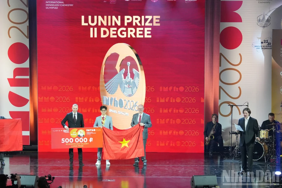 Việt Nam giành giải cao tại Kỳ thi Olympic Hóa học Quốc tế ở Nga Việt Nam giành giải cao tại Kỳ thi Olympic Hóa học Quốc tế ở Nga