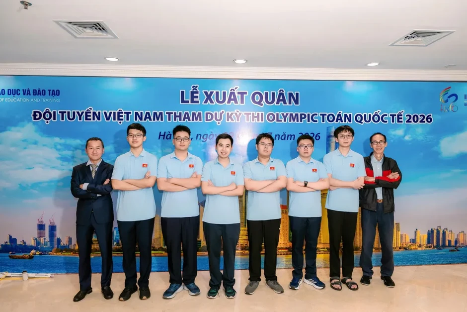 Việt Nam vào nhóm dẫn đầu Olympic Toán quốc tế với 2 HCV Việt Nam vào nhóm dẫn đầu Olympic Toán quốc tế với 2 HCV