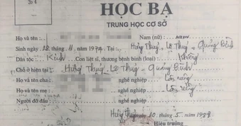 Vụ lãnh đạo xã chưa tốt nghiệp cấp 2 đã học lớp 10: Bất thường trong học bạ
