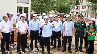 Vượt khó, bảo đảm hoàn thành, đưa ngôi trường liên cấp ở Yên Khương vào sử dụng