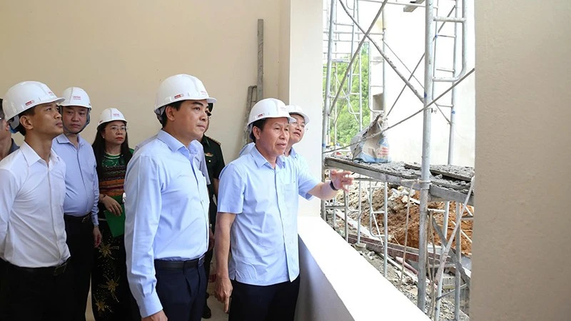 Vượt khó, bảo đảm hoàn thành, đưa ngôi trường liên cấp ở Yên Khương vào sử dụng Vượt khó, bảo đảm hoàn thành, đưa ngôi trường liên cấp ở Yên Khương vào sử dụng