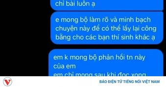 Xác minh phản ánh tiêu cực tại điểm thi ở Quảng Trị
