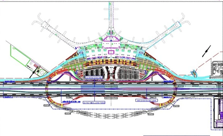 Bộ Xây dựng thống nhất vị trí nhà ga đường sắt tại sân bay Long Thành Bộ Xây dựng thống nhất vị trí nhà ga đường sắt tại sân bay Long Thành