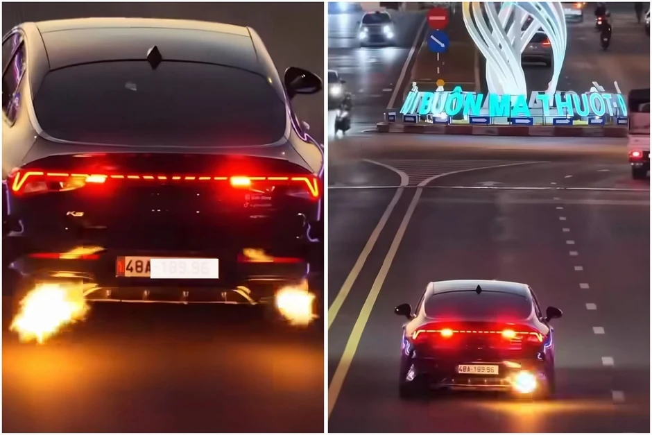 Cái kết đắng của chủ chiếc KIA K5 độ xe nẹt pô ra lửa Cái kết đắng của chủ chiếc KIA K5 độ xe nẹt pô ra lửa