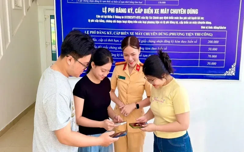 Cảnh sát giao thông TPHCM mở đợt cao điểm làm sạch dữ liệu xe