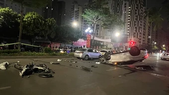 Công an Hà Nội thông tin chính thức về vụ tai nạn giao thông liên hoàn trên đường Trung Kính