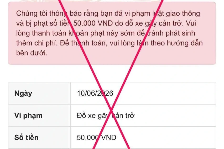 Cục CSGT hướng dẫn xử lý khi nhận tin nhắn "lỗi vi phạm 50.000 đồng" Cục CSGT hướng dẫn xử lý khi nhận tin nhắn "lỗi vi phạm 50.000 đồng"