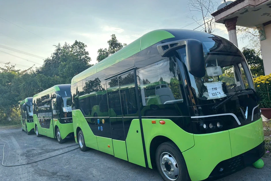 Đồng Nai chuẩn bị khai thác tuyến buýt điện đầu tiên dài 58km Đồng Nai chuẩn bị khai thác tuyến buýt điện đầu tiên dài 58km