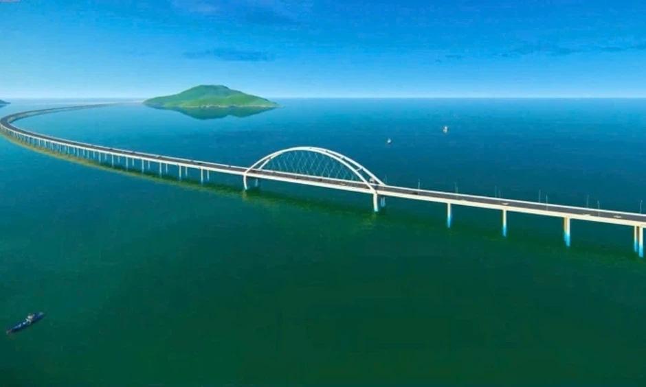 Dự án cầu vượt biển 18 km ra đảo Hòn Khoai thiếu vật liệu Dự án cầu vượt biển 18 km ra đảo Hòn Khoai thiếu vật liệu