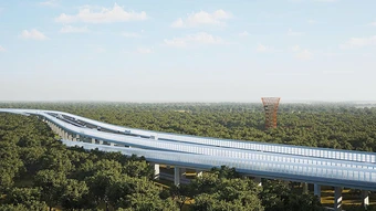 Đường xuyên rừng Mã Đà sẽ có 13 km tường chống ồn, chắn sáng