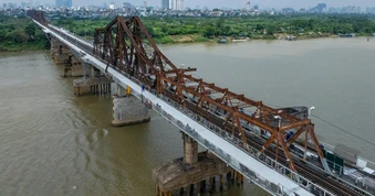 Hà Nội cho phép phương tiện lưu thông qua cầu Long Biên từ ngày 28/5