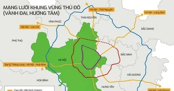 Hà Nội đề xuất xây dựng Vành đai 5 quy mô 8 làn xe cao tốc