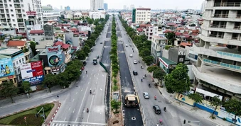 Hà Nội sắp rào chắn một phần đường Văn Cao để thi công metro số 5