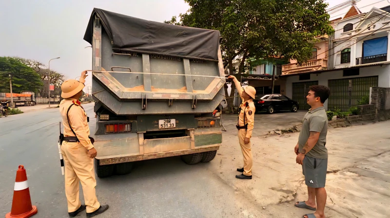 Hà Nội: Siết chặt quản lý xe có trọng tải lớn Hà Nội: Siết chặt quản lý xe có trọng tải lớn