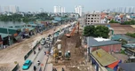 Hà Nội: Tăng tốc thi công dự án mở rộng đường Lĩnh Nam
