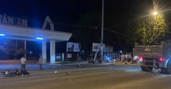 Hai thanh niên tử vong tại chỗ sau cú va chạm với xe ben