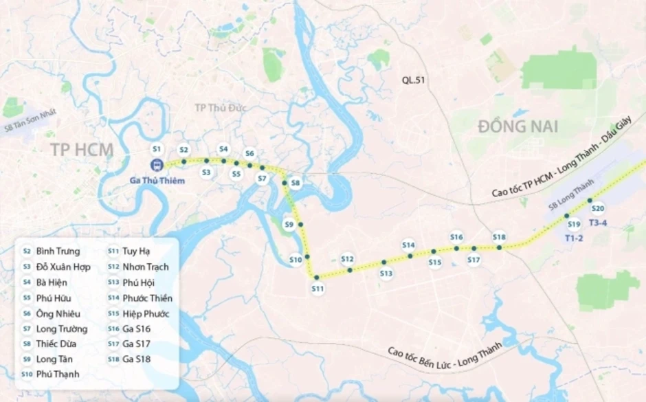 Hai tuyến metro nối trung tâm TP HCM đến Long Thành sắp khởi công Hai tuyến metro nối trung tâm TP HCM đến Long Thành sắp khởi công