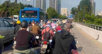 Hạn chế một số tuyến đường khu vực Thủ Thiêm, người dân lưu ý lộ trình thay thế