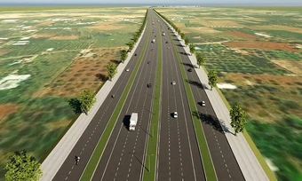 Hơn 44.000 tỷ đồng xây 42 km cao tốc Long Thành - Hồ Tràm
