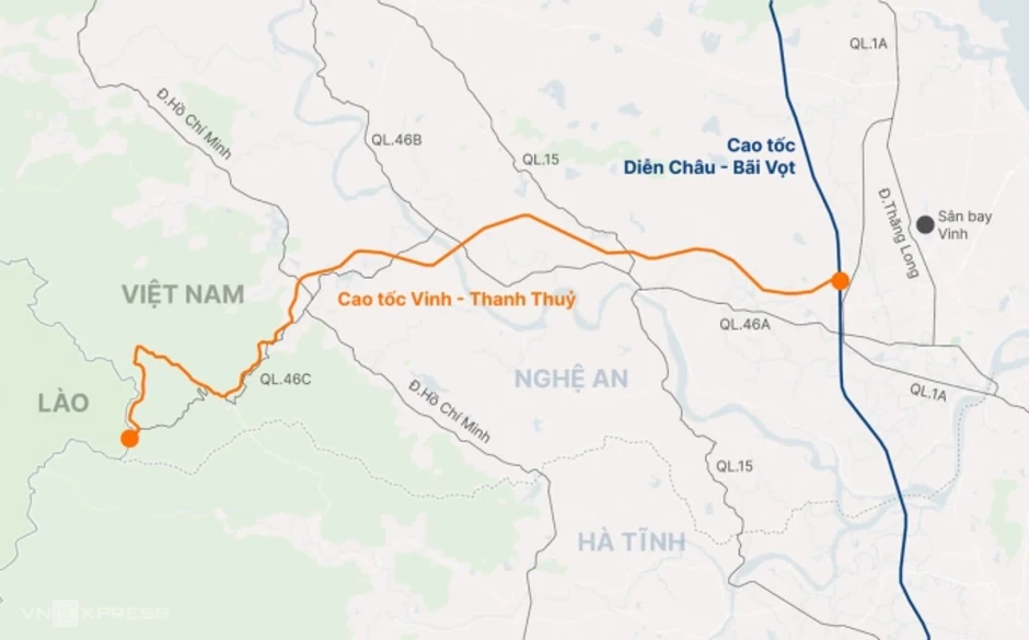 Khởi công cao tốc Vinh - Thanh Thủy kết nối Việt Nam với Lào
