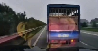 Không nhường đường cho xe ưu tiên trên cao tốc, tài xế ô tô tải bị xử phạt