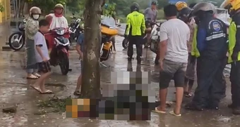 Mất lái ở khúc cua trên Quốc lộ 1, người đàn ông chạy xe phân khối lớn tử vong