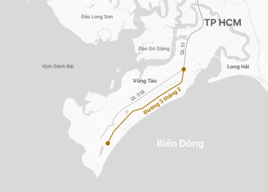 Mở rộng đường cửa ngõ Vũng Tàu lên 8 làn xe Mở rộng đường cửa ngõ Vũng Tàu lên 8 làn xe