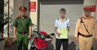 Nam thanh niên bị phạt 5 triệu đồng vì không chấp hành hiệu lệnh của CSGT