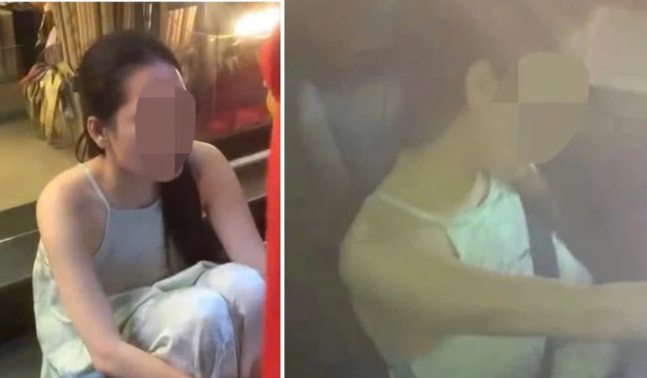 Nữ tài xế có biểu hiện lạ, gây tai nạn liên hoàn trên phố ở Hà Nội