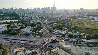 Nút giao An Phú chậm tiến độ, nguy cơ gián đoạn kết nối sân bay Long Thành