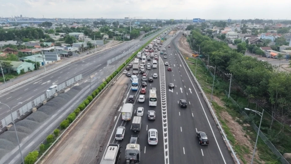 Nút giao kết nối cao tốc TP HCM - Dầu Giây với Biên Hòa - Vũng Tàu thông xe Nút giao kết nối cao tốc TP HCM - Dầu Giây với Biên Hòa - Vũng Tàu thông xe