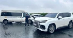 Ô tô Lexus đột ngột dừng giữa cao tốc Pháp Vân - Cầu Giẽ, 2 xe khác đâm dồn toa