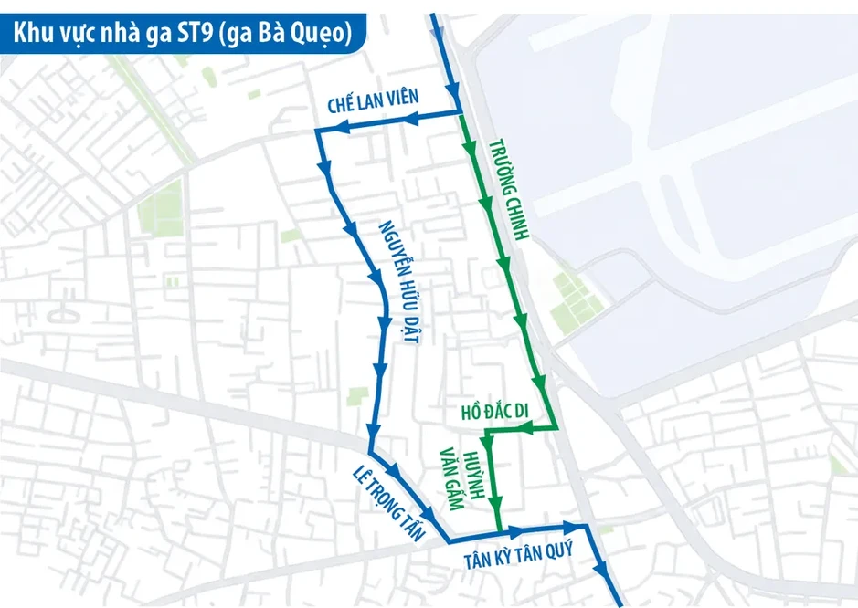 Phân luồng giao thông phục vụ thi công metro số 2: Sẽ điều chỉnh theo tình hình thực tế Phân luồng giao thông phục vụ thi công metro số 2: Sẽ điều chỉnh theo tình hình thực tế