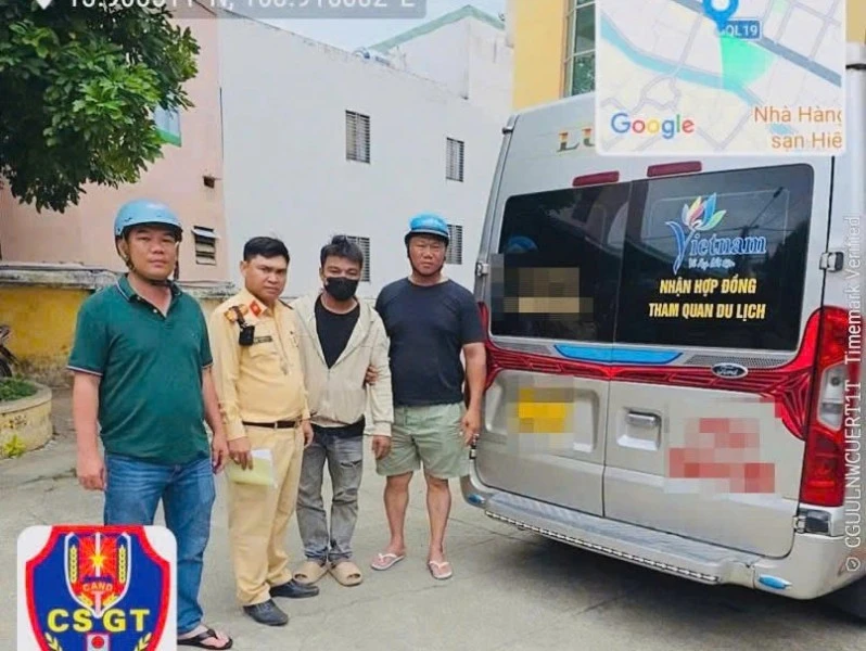 Phát hiện tài xế xe khách không có bằng lái, dương tính với ma túy Phát hiện tài xế xe khách không có bằng lái, dương tính với ma túy