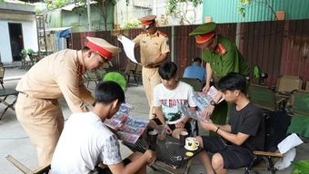 Răn đe, xử lý nghiêm thanh thiếu niên tiềm ẩn nguy cơ cao gây mất an toàn giao thông
