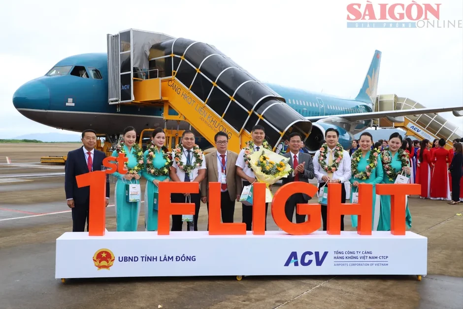 Sân bay Liên Khương chính thức đón chuyến bay đầu tiên sau gần 6 tháng