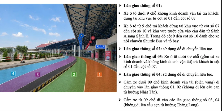 Sân bay Nội Bài thay đổi phương án đón, trả khách Sân bay Nội Bài thay đổi phương án đón, trả khách