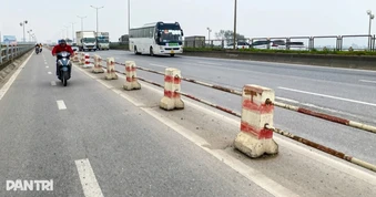 Số vụ tai nạn trên cầu Thanh Trì giảm đáng kể từ khi tổ chức lại giao thông