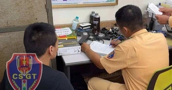 Tài xế ô tô tải ở Hải Phòng bị phạt vì lái xe quá thời gian quy định