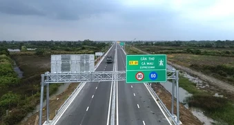 Tạm dừng khai thác tuyến cao tốc Hậu Giang - Cà Mau từ 13 giờ ngày 16-3