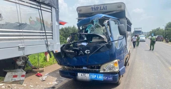 Thông tin mới vụ học viên lái xe tải tông ô tô khiến thầy giáo tử vong