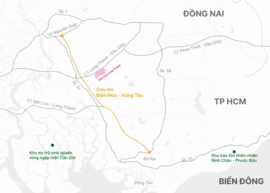 Thông xe toàn tuyến cao tốc Biên Hòa - Vũng Tàu trước ngày 18/5 Thông xe toàn tuyến cao tốc Biên Hòa - Vũng Tàu trước ngày 18/5